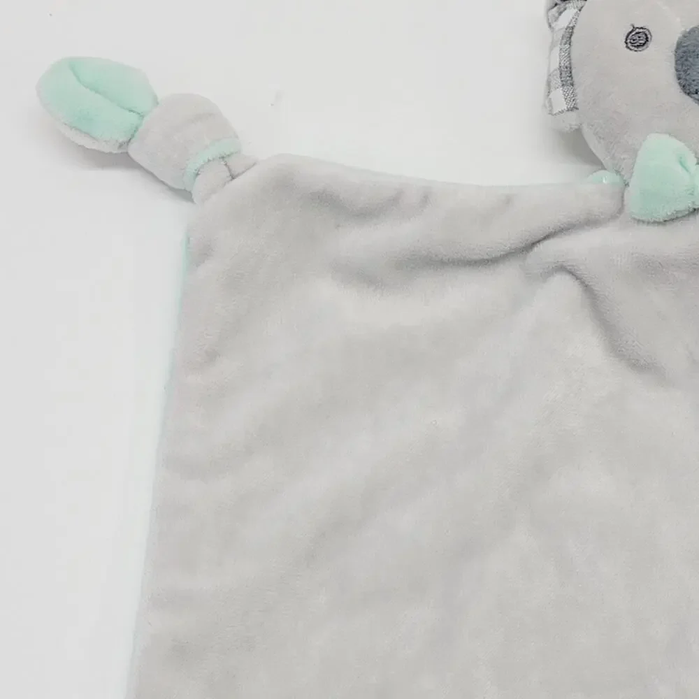 Stephen Joseph Hobby Lobby Lovey Security Blanket Aqua Grey Knots Koala Baby